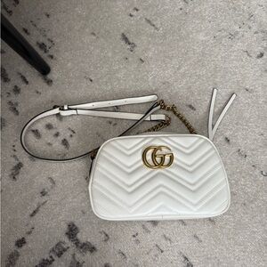 Gucci White Marmont